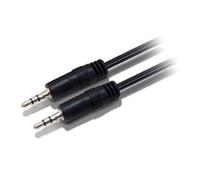 Equip Câble audio 3,5 mm mâle‑mâle 2,5 m nickel noir