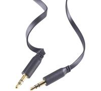 Câble jack 3,5 mm Speaka Professional SuperFlat, noir, 0,5 m SpeaKa Professional SP-7870108 [1x Jack mâle 3.5 mm - 1x Jack mâle 3.5 mm] 0.50 m noir contacts