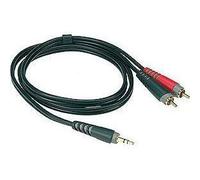Accessoires guitares KLOTZ AY7-0300 ENREGISTREMENT MOBILE OUT CÂBLE Y NOIR 3 M Cables adaptateur