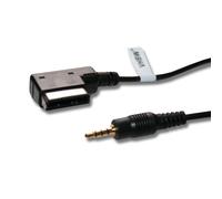 Cable jack 3.5mm AUX pour Mercedes Benz Classes C, CLS ? partir de BJ 2010, E, M, R, S remplace l'accessoire originall Mercedes Benz A0018279204