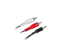 Câble Jack 3,5mm mâle/ 2RCA mâle - 3m