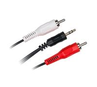 Câble Jack 3,5mm mâle/2RCA mâle 5m