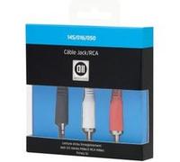 Câble Jack 3,5mm mâle/ 2RCA mâle D2 Diffusion - 0,5m G