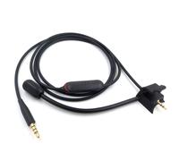 Câble Jack 3.5mm pour écouteurs BOSE QC35 Gen 1/2, câble Audio Anti interférence pour casque de jeu et Microphone