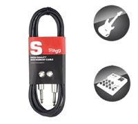 Câble Jack 6,35 Mâle Mono vers Jack 6,35 Mâle Connecteur PROFESSIONNEL 3 Mètres