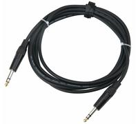 Cable Jack 6,3mm Stereo Guitare Basse Haut-Parleur Instruments de Musique 3m