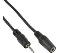Câble jack adaptateur inline® 4 broches. 2,5mm prise - 4 broches. 3,5mm prise femelle, 0,2m G