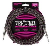 Câble Jack / Instrument Ernie Ball Gaine Tissée 5,5M Purple Python