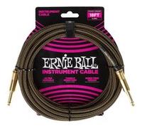 Ernie Ball Câble d’Instrument Tressé Droit/Droit 5,5m - Pay Dirt