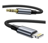 Cable Jack iPhone 1M [Certifié MFi], Cable Lightning Jack 3.5mm Câble Aux