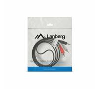 Câble jack Lanberg CA-MJRC-10CC-0015-BK 1,5 m Noir