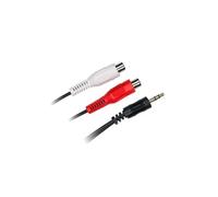 Câble Jack mâle / 2 RCA femelle