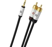 Câble jack/mini-jack Oehlbach I-Connect Jack RCA Noir (5 m)