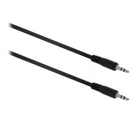 Câble jack stéréo - TNB - 5m - Noir - Jack 3.5mm mâle - Audio