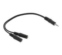 Câble jack Y, InLine®, 3,5mm jack à 2x 3,5mm jack femelle, Stéréo, 0,2m G