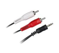 Câble Jack3,5mm mâle/2RCA mâle 1m50