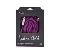 Fender Câble d'instrument Hendrix Voodoo Child Coil – torsadé 30' violet droit/angulaire vintage