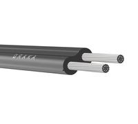 Câble Jumeau Résistant À La Chaleur Edrateen 2x0.75mm 110C - 108108 [100 Mètres]