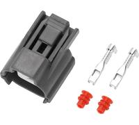 Câble Klaxon Connecteur De Moteur De Verrouillage De Porte Arrière Pour Honda / Connecteur De Borne Femelle Interne / Série En Plastique Étanche De 2mm / 1 Ensemble Noir 2 Broches