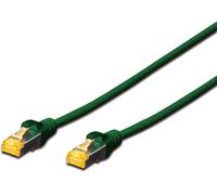 Câble Lan Cat 6A 0,25M - Rj45 Câble Réseau - S/Ftp Blindé - Compatible Cat-6 & Cat-7 - Vert[CAB9167273]