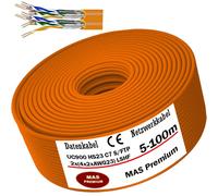 Câble LAN sans halogène 5-100 m CAT7 UC900 DUPLEX HS23 réseau de données -...