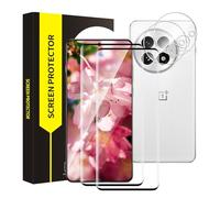 Cable Leader 2+2 Pack Verre Trempé pour Oneplus 13 5G, | 9h dureté vitre protection+Caméra film, 3D plein écran, sans bulles, Sensibilité, Grande clarté Oneplus 13 protection écran