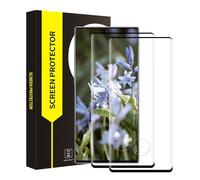 Cable Leader 2 Pack Verre Trempé pour Samsung Galaxy Note 10 Plus, Couverture complète en 3D protection écran, Tactile sensible, sans bulles, 9H Anti Rayures, HD Claire Note 10 Plus Vitre protection