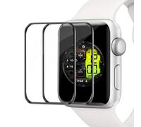 Cable Leader Lot de 2 films de protection d'écran en verre blindé pour Apple Watch Series 4/5/6/SE 40 mm, 3D Full Screen Anti-rayures Ultra HD Apple Watch 6 40 mm Film de protection d'écran