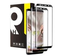 Cable Leader Lot de 2 films de protection d'écran en verre blindé pour Samsung Galaxy S9 - Couverture complète 3D - Dureté 9H - Anti-rayures - Anti-poussière - Haute sensibilité - Sans bulles