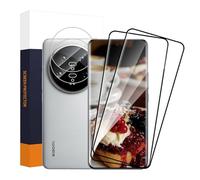 Cable Leader Verre Trempé pour Xiaomi 14 Ultra 5G, 2+2 pièces vitre protection+Caméra Arrière, Sans bulles, 9H Dureté, 3D plein écran, Haute Sensibilité, Grande clarté Xiaomi 14 Ultra protection écran