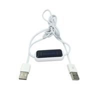 Câble LED de Transfert de Données Direct de PC à PC en Ligne USB pour Synchronisation et Partage de Fichiers, Copie Facile Entre 2 Ordinateurs