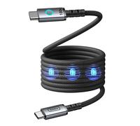 INIU Câble USB-C vers USB-C C21-P1 Magnétique Léopard 100W 1,2 m Noir