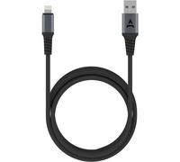 Adeqwat - Câble Lightning Vers Usb 3m Renforcé Certifié Apple Noir