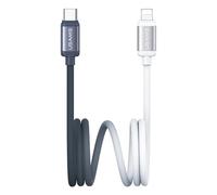 Câble Lightning - Alliage d'Aluminium, Aluminium, Blanc, Noir, 30W