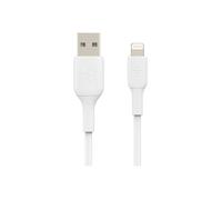 Câble Lightning - BELKIN - PVC A-LTG 1M - Blanc - Chargement et synchronisation - 1 m