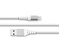 Bigben Connected Câble Lightning FORCE POWER Certifié MFi USB-A vers Lightning 2 m Blanc