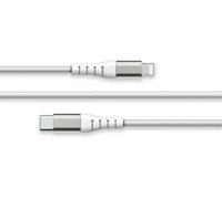 Câble Lightning FORCE POWER vers USB-C Renforcé 2m Blanc