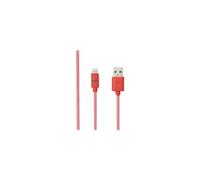 - Câble Lightning - Lightning mâle pour USB mâle - 1 m - rouge