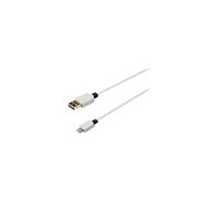 Nedis Câble Lightning mâle vers USB-A mâle 2 m Blanc rond