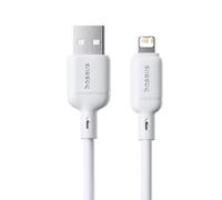 Câble Lightning pour Apple iPhone - PVC, Blanc