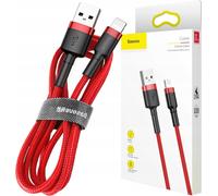 Câble Lightning Usb Baseus Cafule 2.4A 1M (Czerwony)