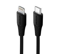 Câble Lightning / USB-C 1m Charge rapide 3A, Swissten - Noir Swissten