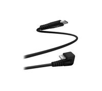 Câble Lightning / USB-C connecteur coudé 180° gaming - noir -T'nB