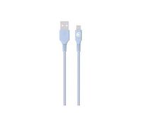 - Câble Lightning - USB mâle pour Lightning mâle - 1.2 m - bleu - plastique recyclé à 100 %