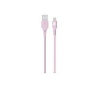 - Câble Lightning - USB mâle pour Lightning mâle - 1.2 m - rose - plastique recyclé à 100 %