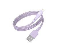 - Câble Lightning - USB mâle pour Lightning mâle - 1.2 m - violet - plastique recyclé à 100 %