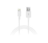 - Câble Lightning - USB type A mâle pour Lightning mâle - 1 m - blanc