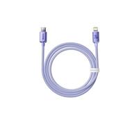 Câble Lightning vers USB-C 20W Crystal Shine Charge et Synchronisation 1,2m Lavande