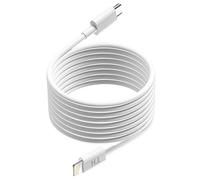 Câble Lightning vers USB-C 20W pour iPhone / iPad Compatible Recharge Rapide 2m Blanc
