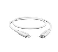 Câble Lightning vers USB-C Charge et Transfert 2.4A 12W Essentials 1m Blanc